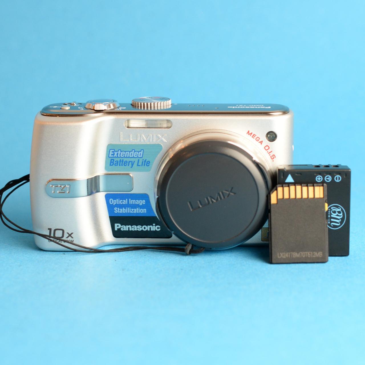 Lumix DMC-TZ1 Digital Camera | 5.1MP | Tested & Working | Silver