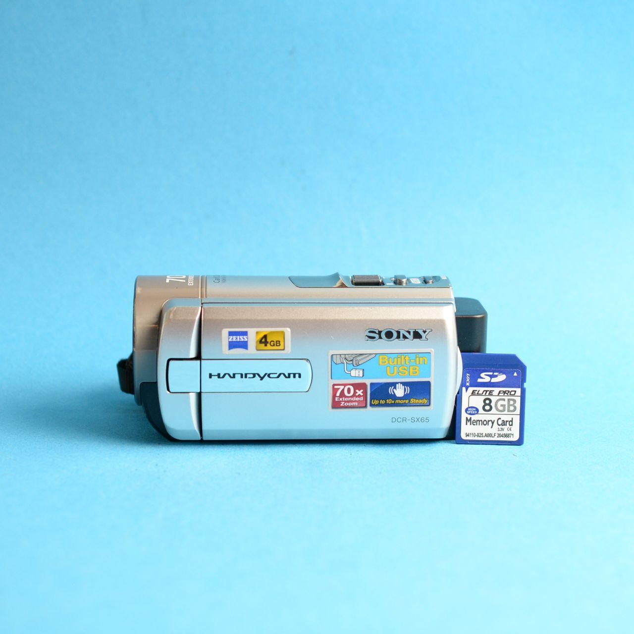 Sony Handycam DCR-SX65 Digital Camcorder | Tested & Working | Silver