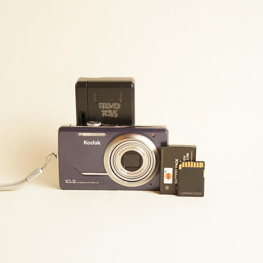 Kodak EasyShare M380 Digital Camera | 10.2MP | Tested & Working | Purple- Grey