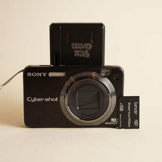 Sony Cyber Shot DSC-W170 Digital Camera | 10.1MP | Tested & Working | Black