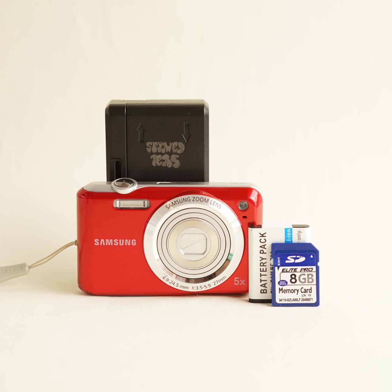 Samsung SL50 Digital Camera | 10.2MP | Tested & Working | Red