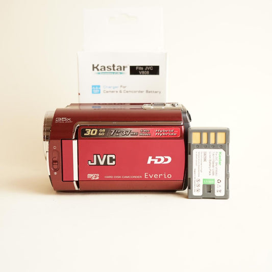 Digital Camcorder | JVC GZ-MG330RU | Guaranteed Tested & Working w/Warranty | Red