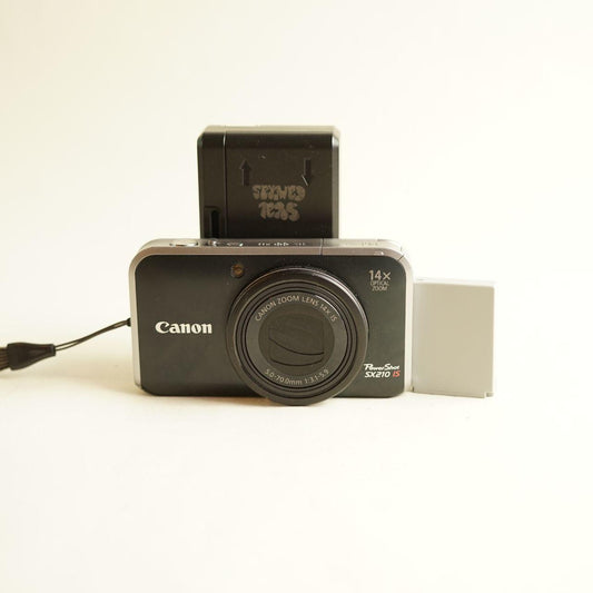Canon PowerShot SX210 IS Digital Camera | 14.1MP | Read Description | Black