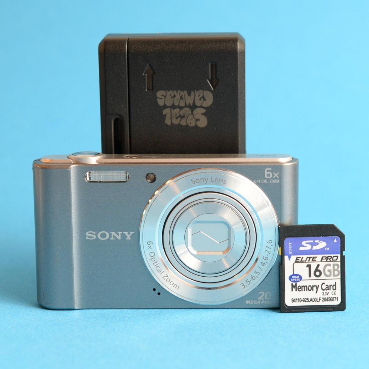 Sony Cyber-shot DSC-W810 Digital Camera | 20.1MP | Tested & Working | Silver