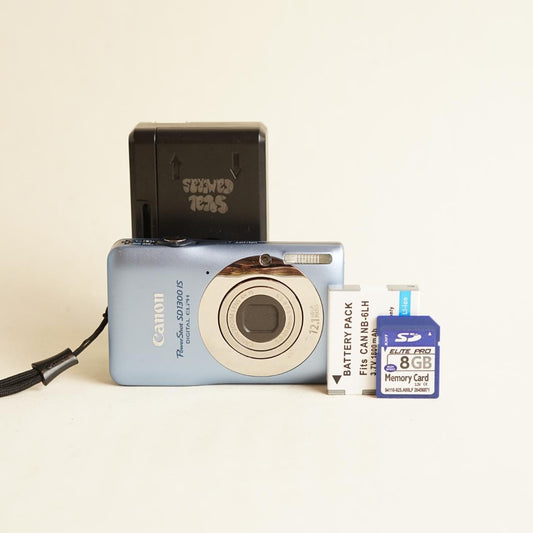 Canon PowerShot SD1300 IS Digital Camera | 12.1MP | Read Description | Blue