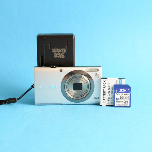 Canon PowerShot A2300 Digital Camera | 16.0MP | Tested & Working | Black