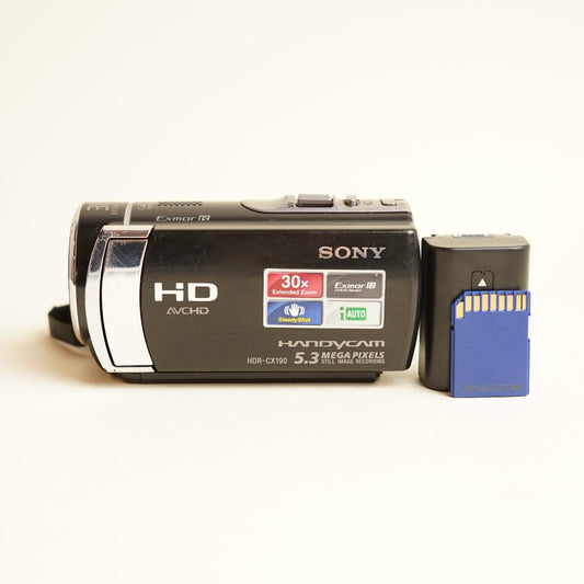 Sony Handycam HDR-CX190 Camcorder | HD Video | Tested & Working | Black