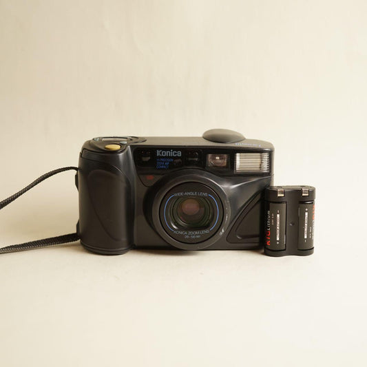Konica Z-up 28W Film Camera | 35mm Point & Shoot | Read Description | Black