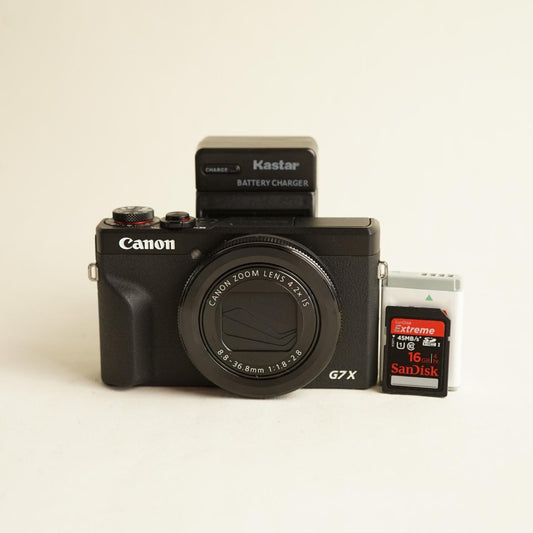 Canon PowerShot G7 X Mark III Digital Camera | 20.1MP | Tested & Working | Black