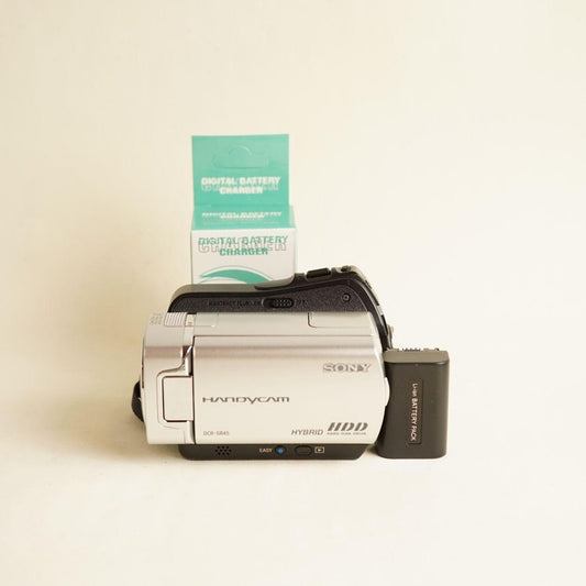 Sony Handycam DCR-SR45 Digital Camcorder | Tested & Working | Silver