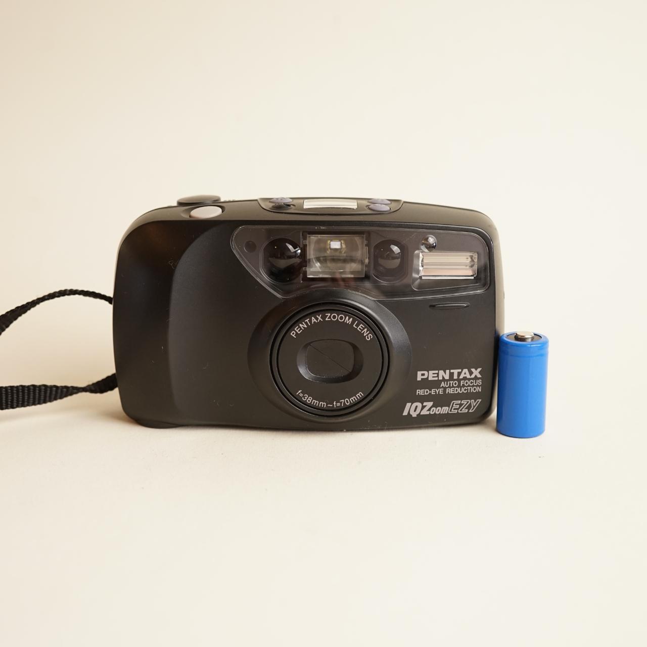 Pentax IQZoom EZY | 35mm Film Camera | Tested & Working | Black