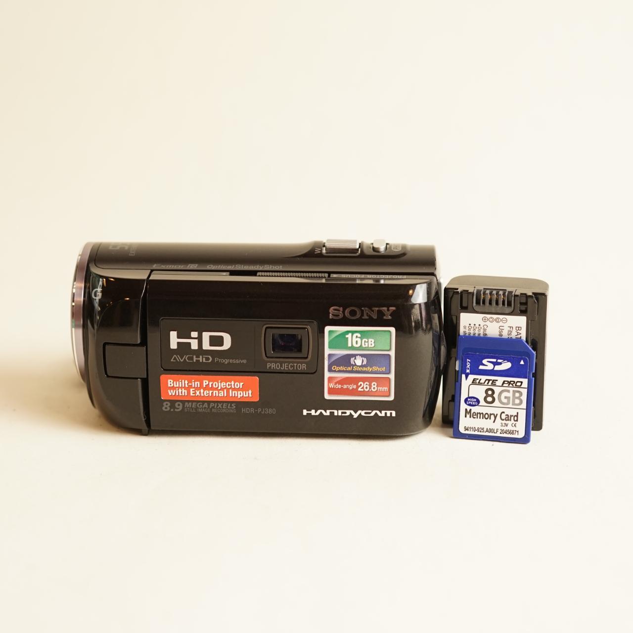 Sony Handycam HDR-PJ380 Camcorder | HD Video | Tested & Working | Black