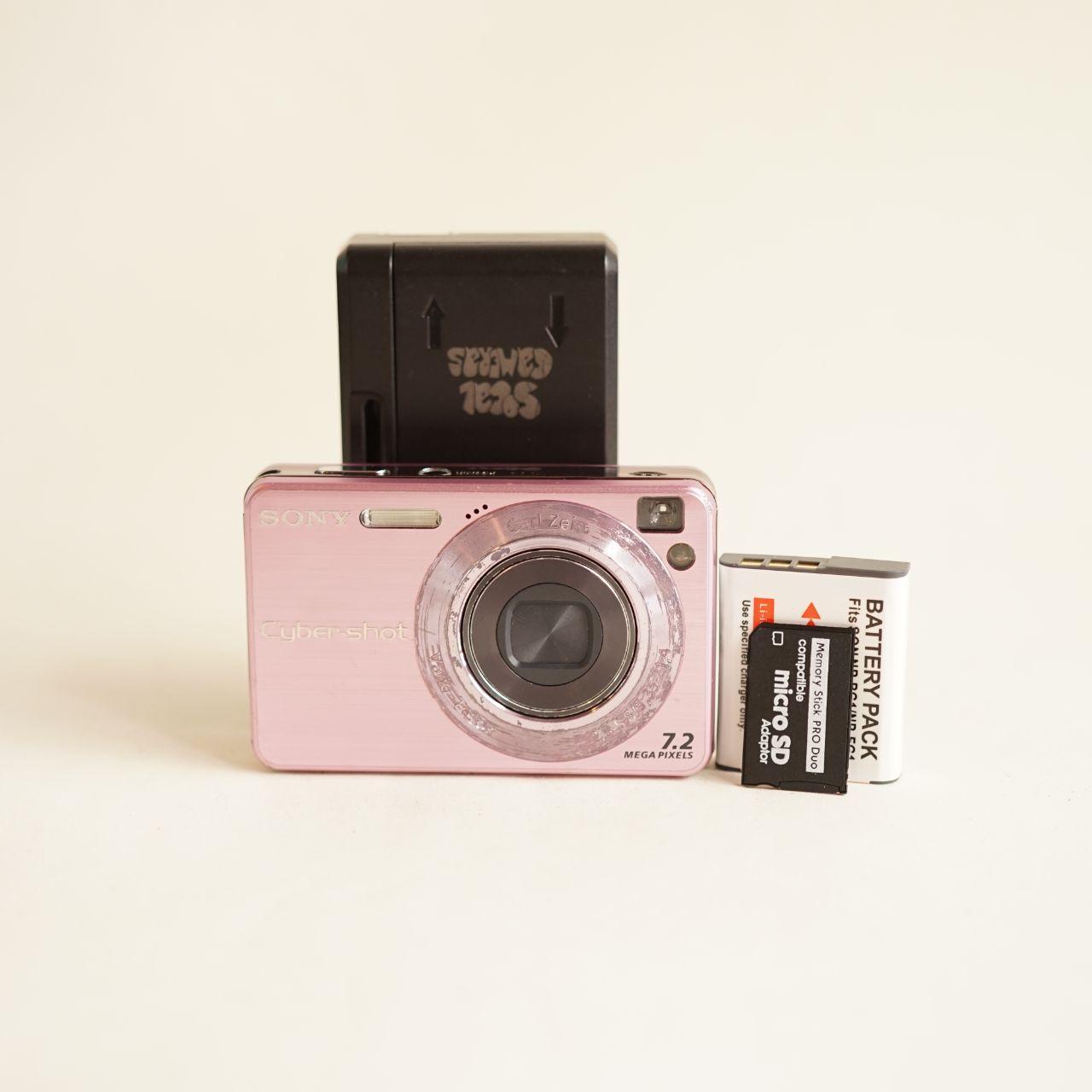 Sony Cyber-shot DSC-W120 Digital Camera | 7.2MP | Tested & Working | Pink