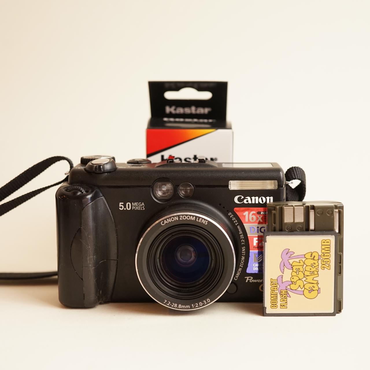 Canon PowerShot G5 Digital Camera | 5MP | Tested & Working | Black