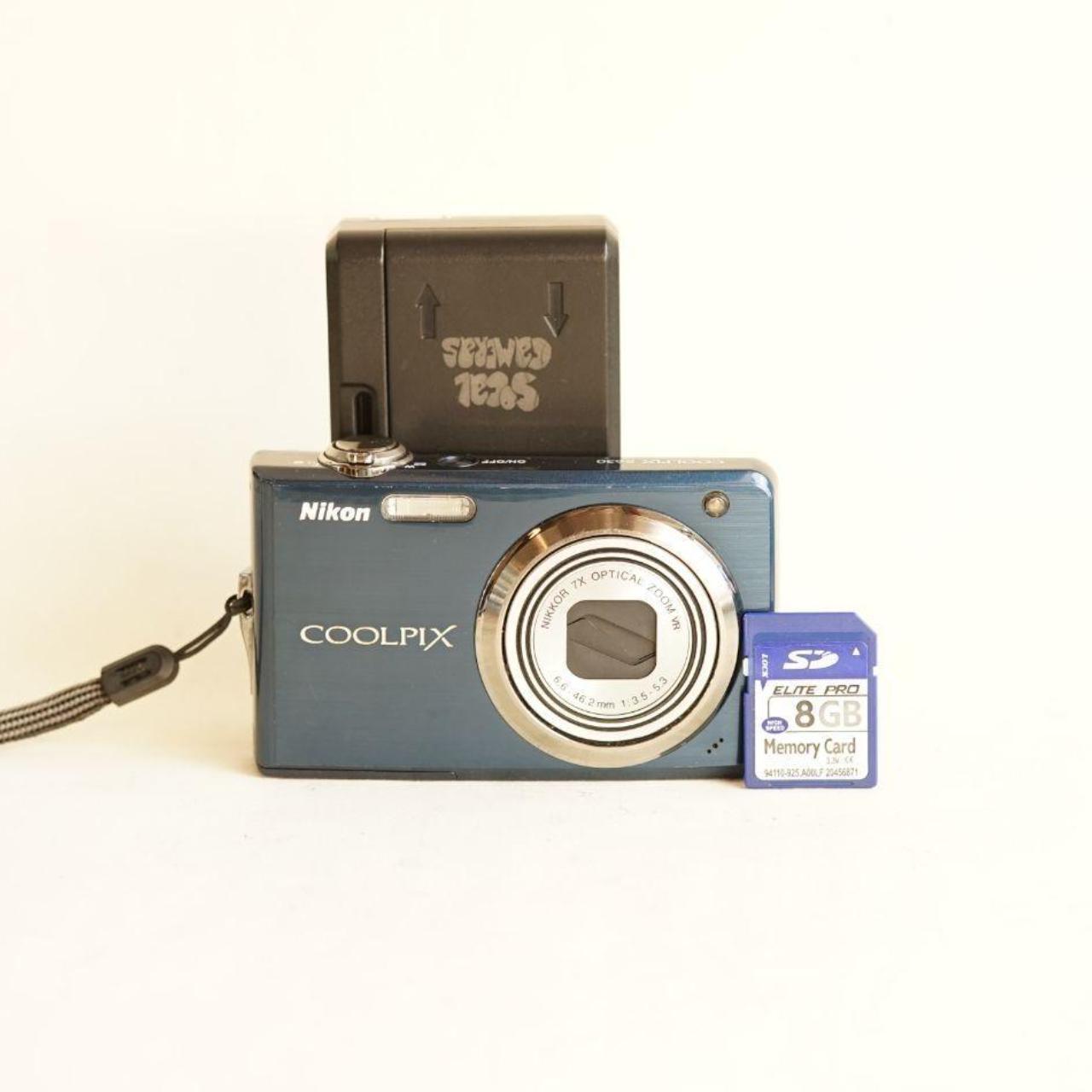 Nikon Coolpix S630 Digital Camera | 12.0MP | Tested & Working | Blue