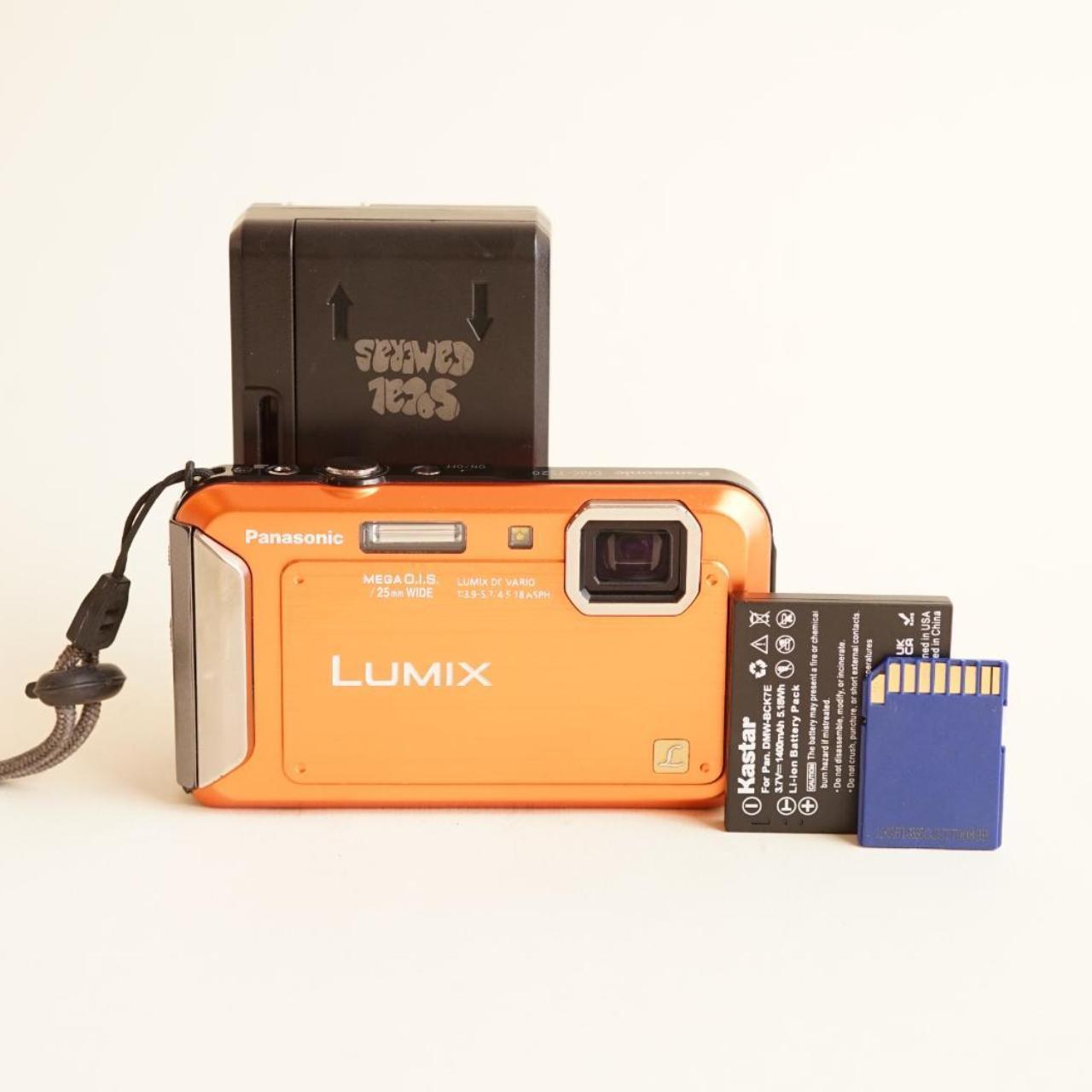 Panasonic Lumix DMC-TS20 Digital Camera | 16.1MP | Tested & Working | Orange