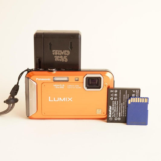 Panasonic Lumix DMC-TS20 Digital Camera | 16.1MP | Tested & Working | Orange