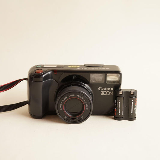 Canon SureShot Zoom Film Camera | 35mm Point &amp; Shoot | Tested & Working | Black
