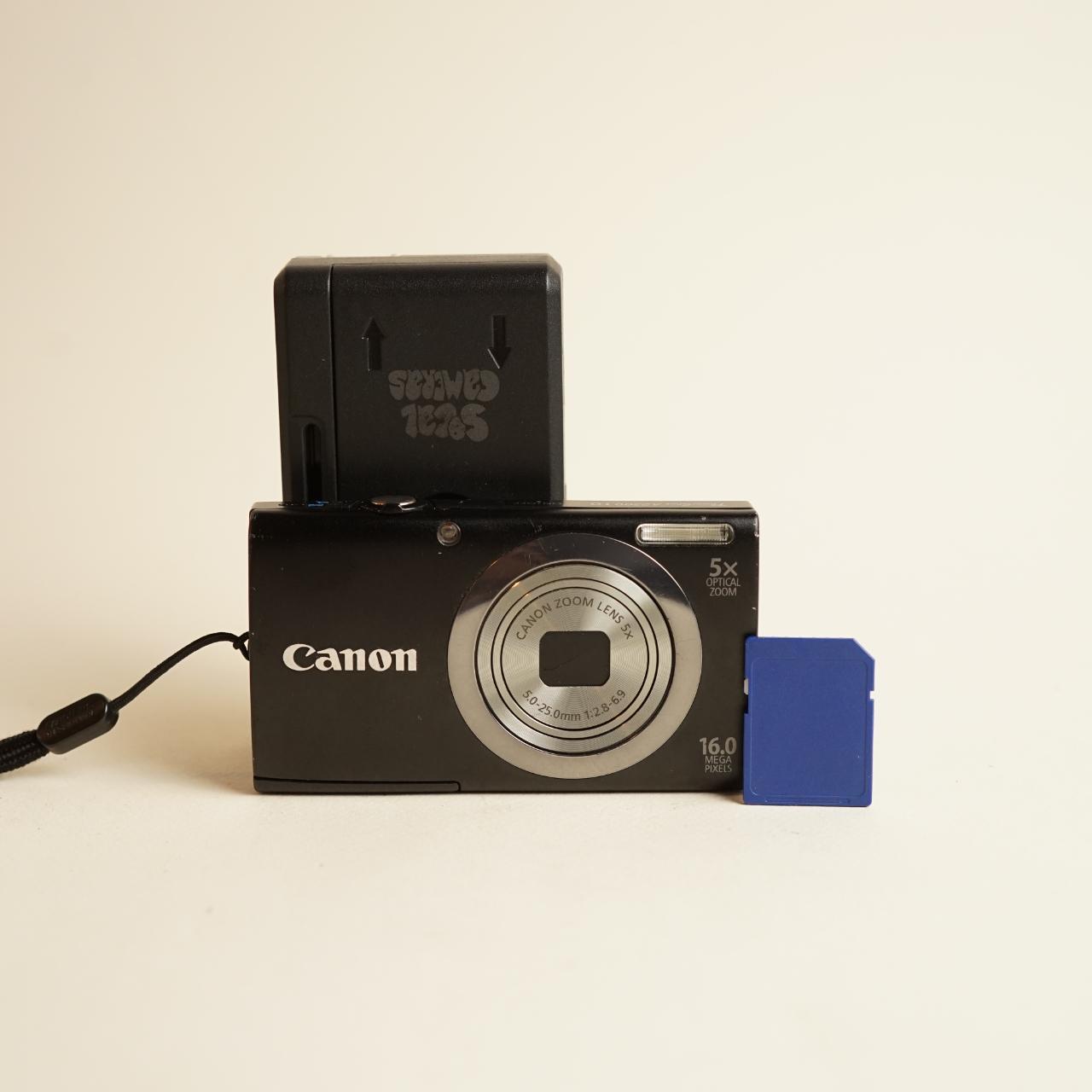 Canon PowerShot A2300 Digital Camera | 16MP | Tested & Working | Black