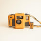 Canon AS-6 Film Camera | 35mm Point & Shoot | Tested & Working | Orange