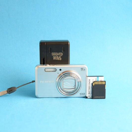 Fujifilm FinePix J110W Digital Camera | 10.0MP | Tested & Working | Silver