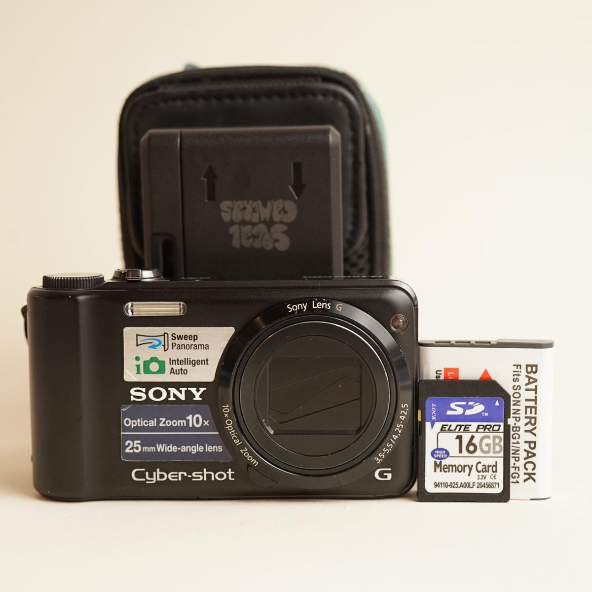 Sony Cyber-shot DSC-H55 Digital Camera | 14MP | Tested & Working | Black