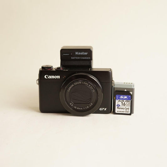 Canon PowerShot G7X Digital Camera | 20.2MP | Tested & Working | Black
