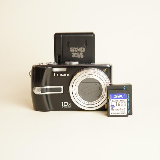 Panasonic Lumix DMC-TZ3 Digital Camera | 7MP | Tested & Working | Black