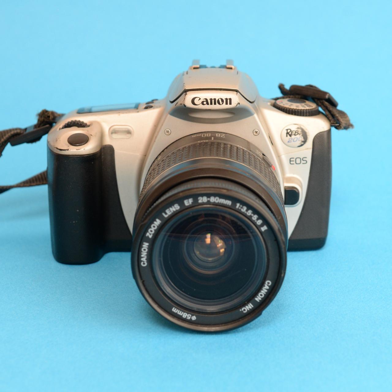 Canon EOS Rebel 2000 Film Camera | 35mm SLR | Tested & Working | Silver & Black