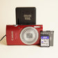 Canon PowerShot Elph 135 Digital Camera | 16MP | Test & Working | Red