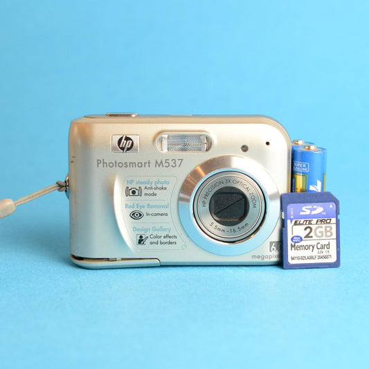 HP Photosmart M537 Digital Camera | 6.0MP | Read Description | Silver