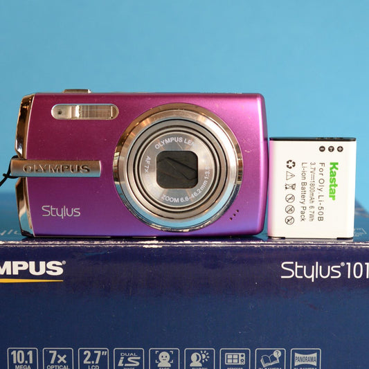 Olympus Stylus 1010 | 10.1MP Digital Camera | Tested & Working | Pink