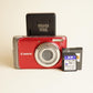 Canon PowerShot A3100 IS Digital Camera | 12.1MP | Tested & Working | Red