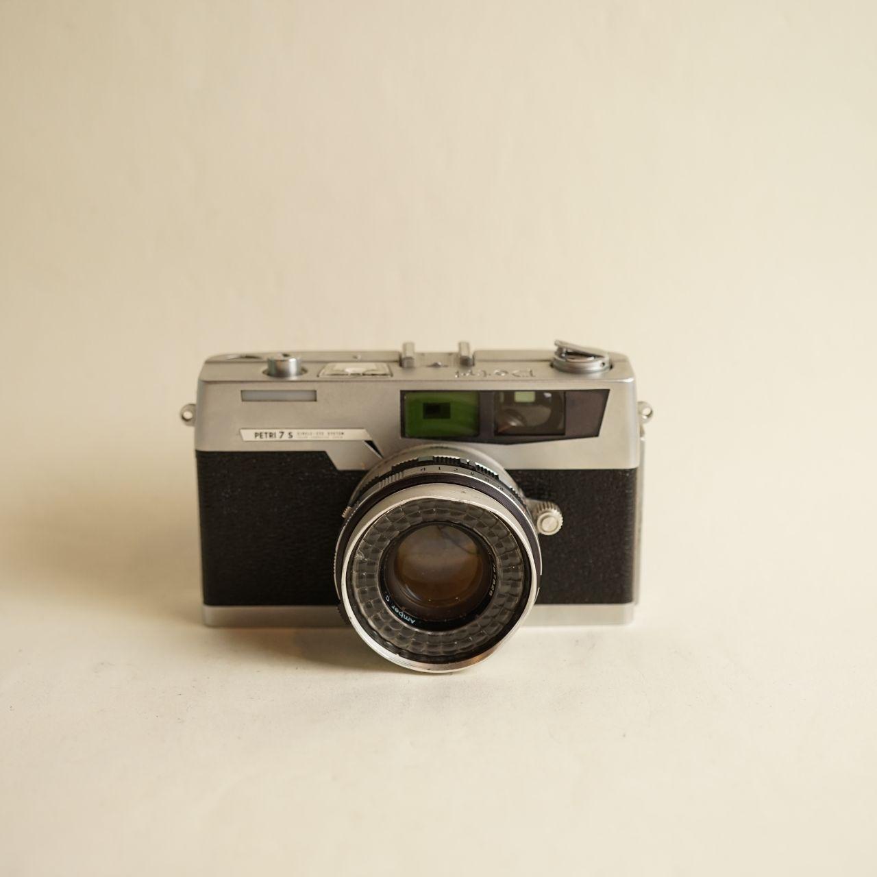 Petri 7S Film Camera | 35mm Rangefinder | Tested & Working | Silver & Black