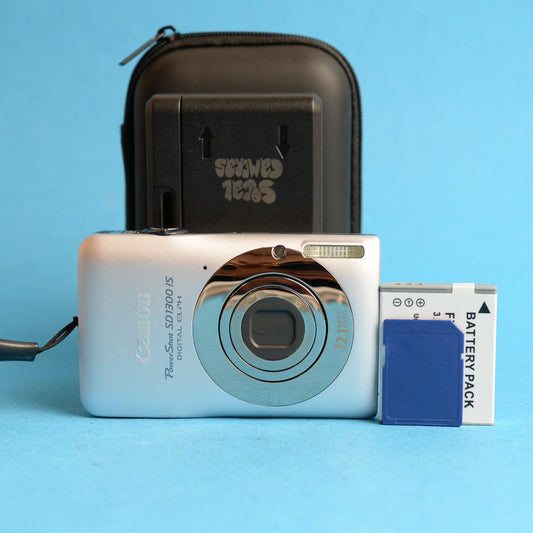Canon PowerShot SD1300 IS Digital Camera | 12MP | Read Description | Silver