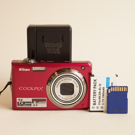Nikon Coolpix S630 Digital Camera | 12MP | Tested & Working | Pink