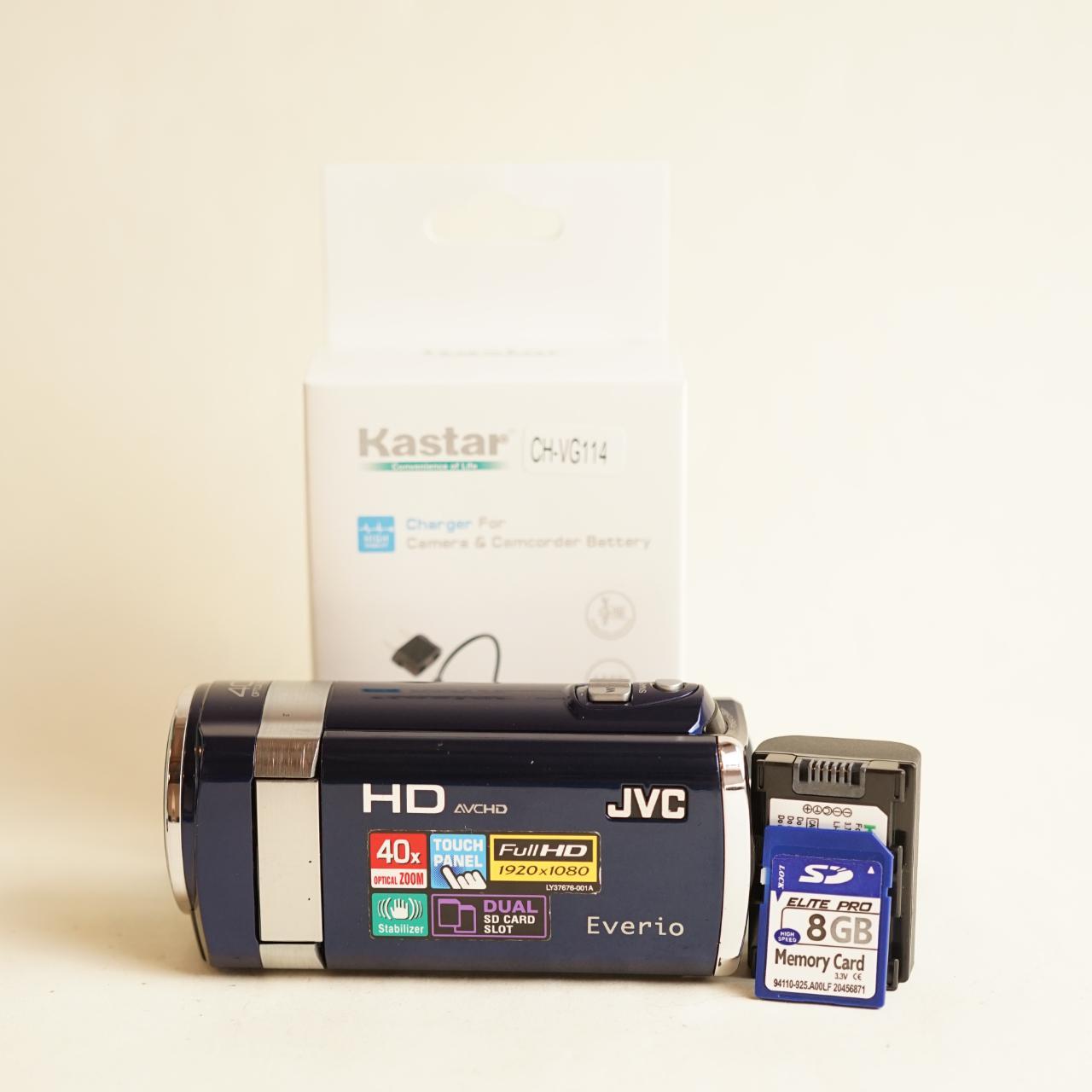 JVC Everio GZ-HM440AU Camcorder | HD Video | Tested & Working | Blue