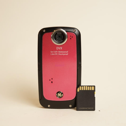 GE DVX 1080P HD Video Camera | 5.1MP Digital Camera | Test & Working | Red