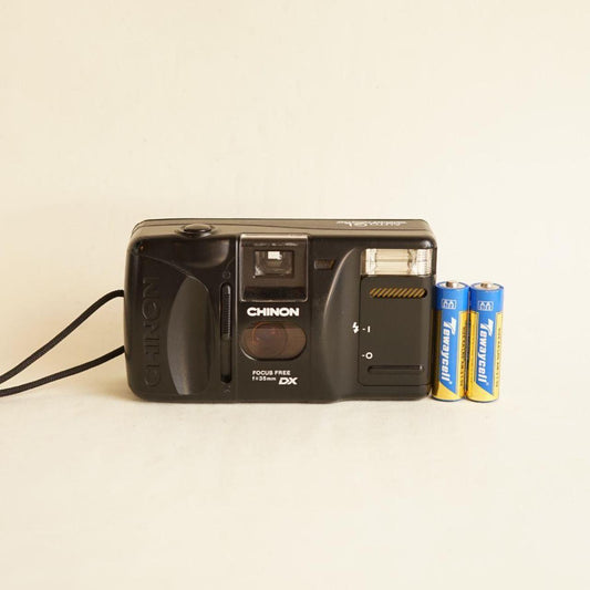 Chinon Auto GL Film Camera | 35mm Point & Shoot | Tested & Working | Black