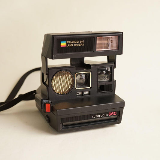 Polaroid Autofocus 660 Instant Camera | Tested & Working | Black