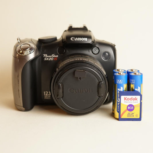 Canon Powershot SX20 IS Digital Camera | 12.1MP | Tested & Working | Black