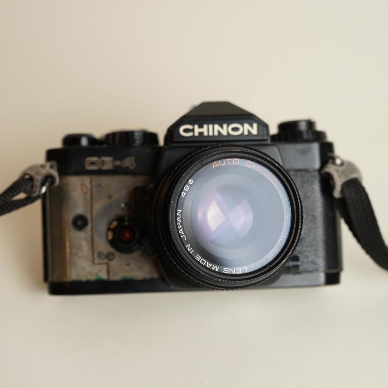 Chinon CE-4 35mm SLR Film Camera | Tested & Working | Black