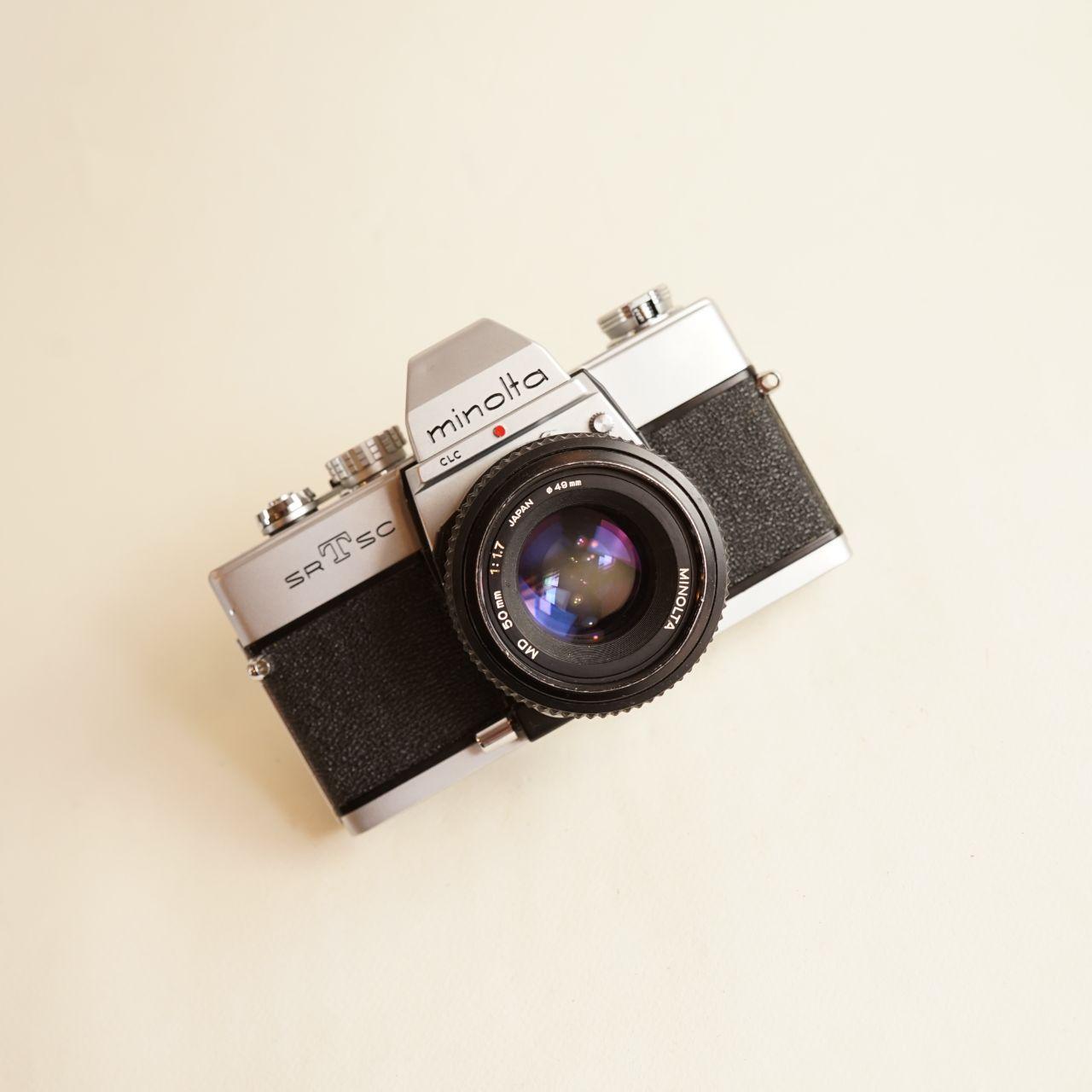 Minolta SRT SC Film Camera | Full CLA | See Description | Black & Silver