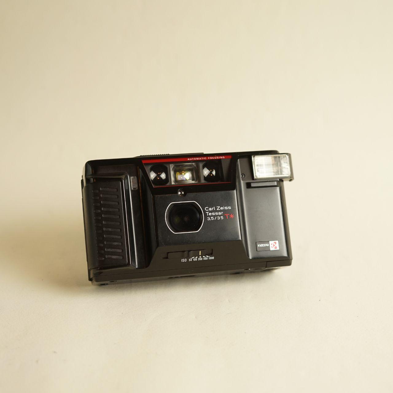 Yashica T AF-D Film Camera | 35mm Point & Shoot | Tested & Working | Black