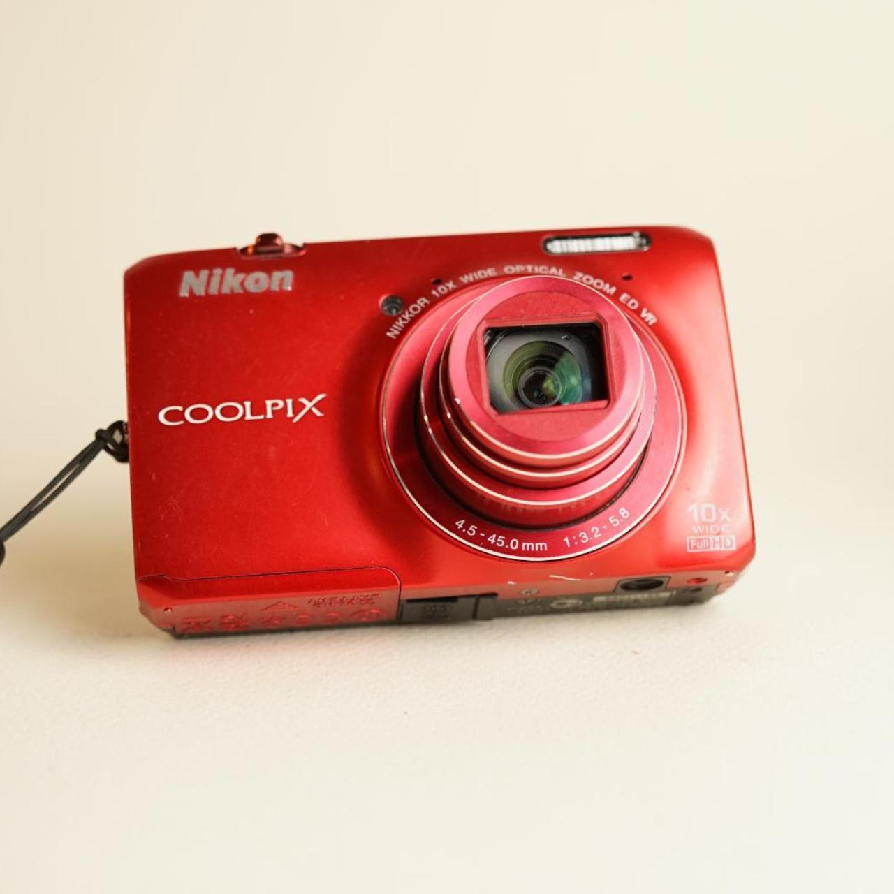 Nikon CoolPix S6300 Digital Camera | 16MP | Tested & working | Red