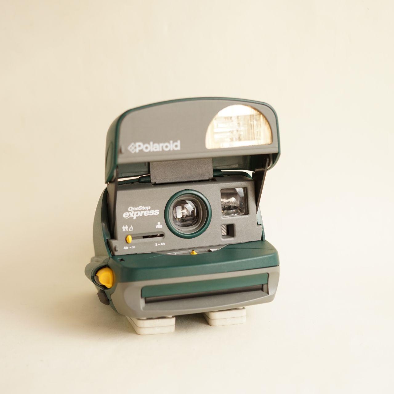 Polaroid OneStep Express Instant Film Camera | 600 Type | Tested & Working | Green