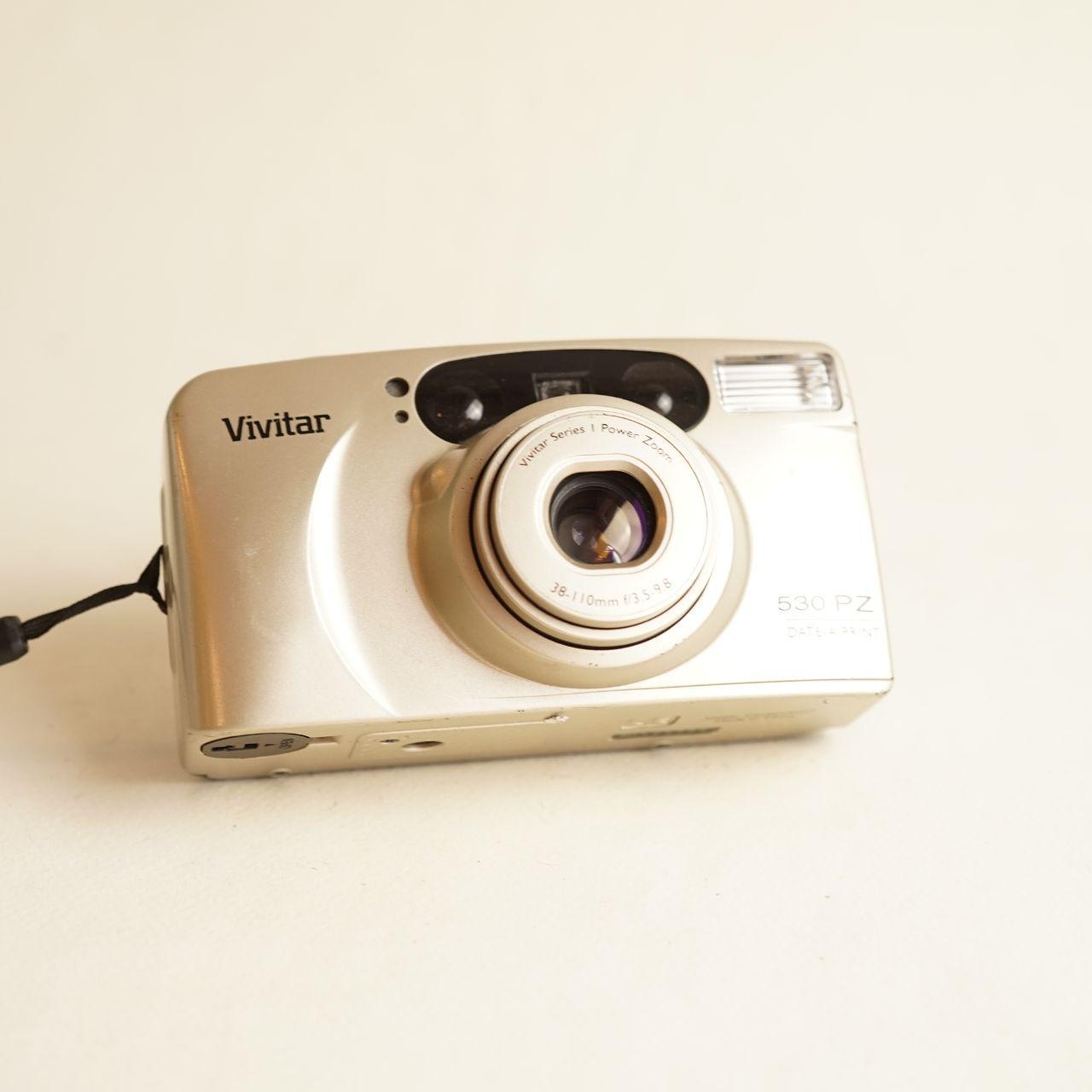 Vivitar 530 PZ Film Camera | 35mm Point & Shoot | Tested & Working | Black