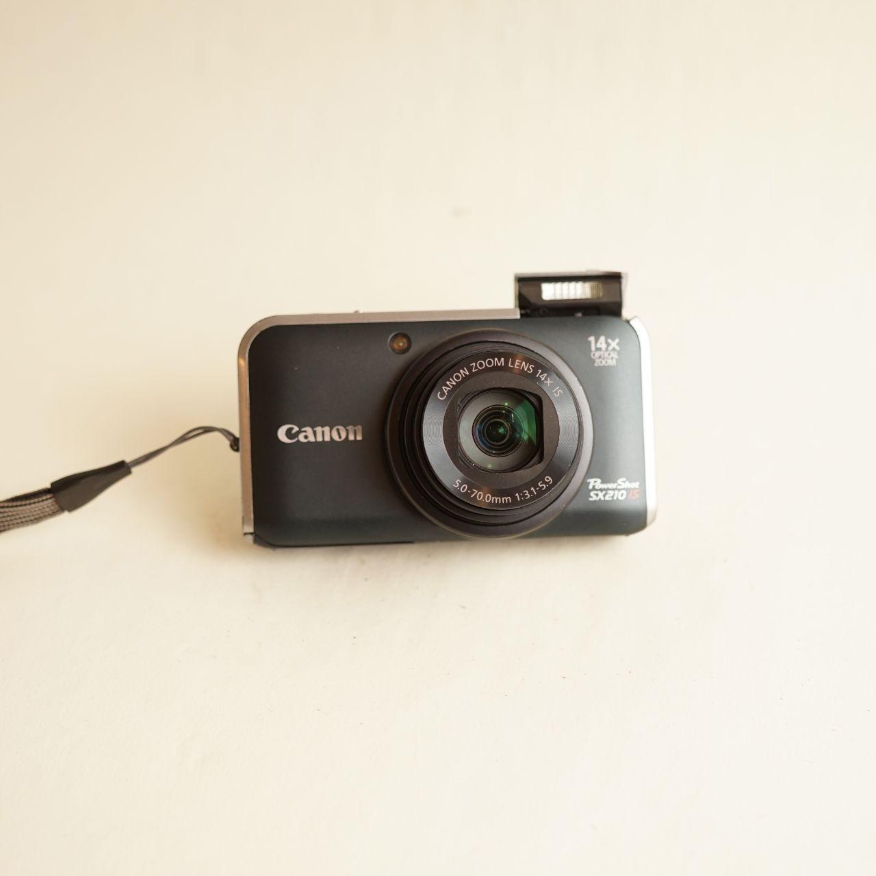Canon PowerShot SX210 IS Digital Camera | 14.1MP | Read Description | Black