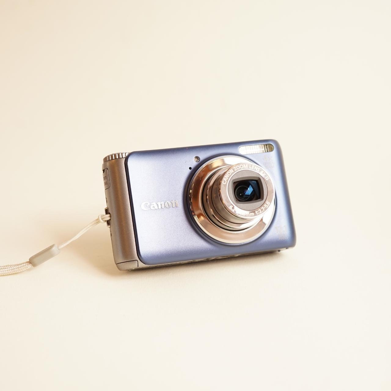 Canon PowerShot A3100 IS Digital Camera | 12MP | Tested & Working | Blue