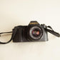 Canon T50 35mm SLR Film Camera with Canon FD 50mm f/1.8 Lens | Tested & Working | Black